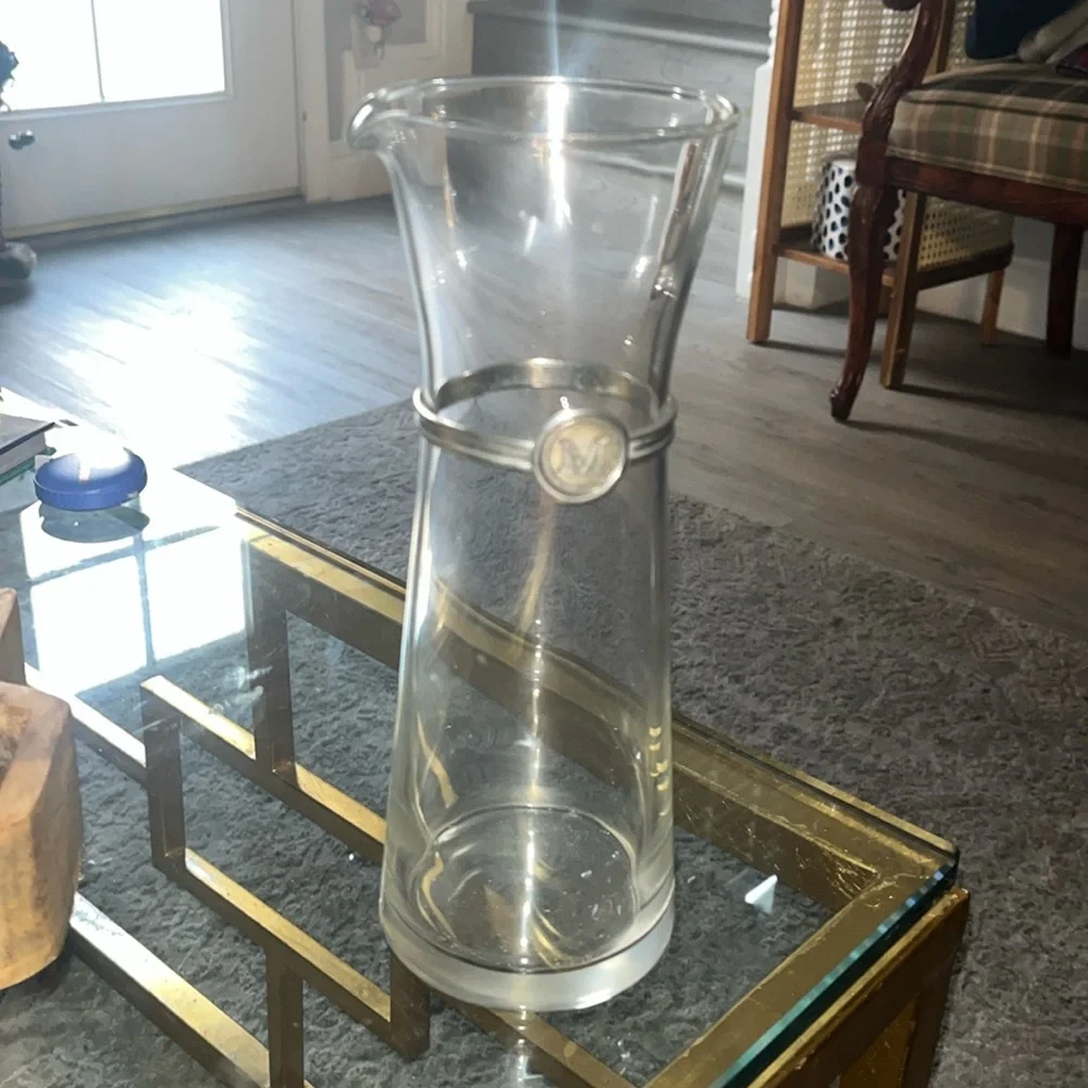 MEDICI IN VINO VERITAS WINE CARAFE - INDIVIDUAL, M INITIAL